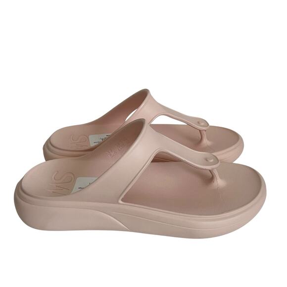 Stuart Weitzman Stuflex T Strap Rosewater Shoes Size 9B - Picture 1 of 6
